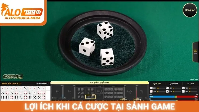 Lợi ích khi cá cược tại sảnh game