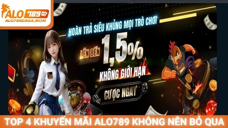 Top 4 khuyến mãi Alo789 không nên bỏ qua